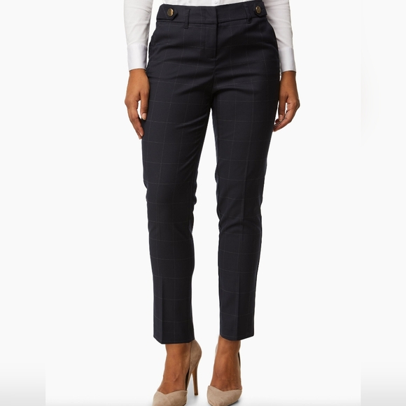 NWOT Laura Petites City Fit Plaid Trousers - Picture 4 of 5